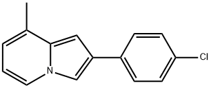 Indolizine, 2-(4-chlorophenyl)-8-methyl- (9CI) Struktur