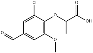 2-(2-クロロ-4-ホルミル-6-メトキシフェノキシ)プロパン酸 price.