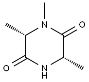 2,5-Piperazinedione,1,3,6-trimethyl-,(3S-cis)-(9CI) Struktur