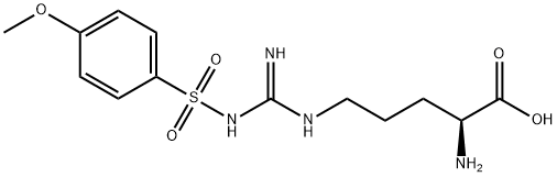 H-ARG(MBS)-OH Struktur