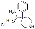 4-phenylpiperidine-4-carboxamide monohydrochloride Struktur