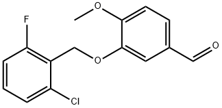 3-[(2-CHLORO-6-FLUOROBENZYL)OXY]-4-METHOXYBENZALDEHYDE price.