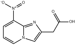 (8-NITRO-IMIDAZO[1,2-A]PYRIDIN-2-YL)-ACETIC ACID Struktur