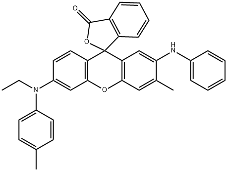 2'-anilino-6'-[ethyl(p-tolyl)amino]-3'-methylspiro[isobenzofuran-1(3H),9'-[9H]xanthene]-3-one