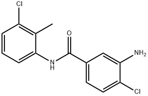 N-(4-Chloro-3-methylphenyl)-3-amino-4-chlorobenzamide Struktur