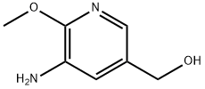 3-Pyridinemethanol,  5-amino-6-methoxy- Struktur