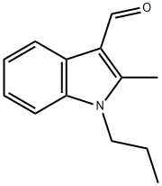 1H-Indole-3-carboxaldehyde,2-methyl-1-propyl-(9CI) Struktur