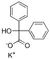 potassium benzilate  Struktur