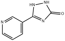 5-Pyridin-3-yl-2,4-dihydro-[1,2,4]triazol-3-one Struktur