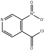 4-Pyridinecarbonyl chloride, 3-nitro- (9CI) Struktur