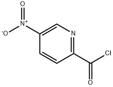 2-Pyridinecarbonyl chloride, 5-nitro- (9CI) Struktur