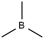 TRIMETHYLBORON Struktur