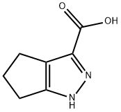 1,4,5,6-TETRAHYDRO-CYCLOPENTAPYRAZOLE-3-CARBOXYLIC ACID Structure