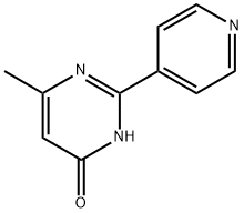 2-(4-PYRIDYL)-4-HYDROXY-6-MENTHYL PYRIMIDINE Struktur