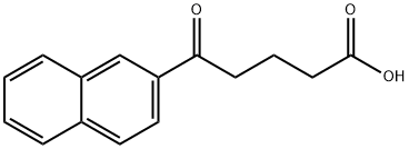 5-(2-NAPHTHYL)-5-OXOVALERIC ACID Struktur