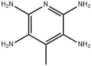 2,3,5,6-Pyridinetetramine,  4-methyl- Struktur