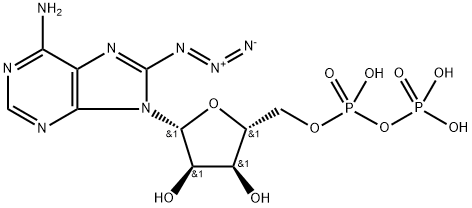 8-azidoadenosine diphosphate Struktur