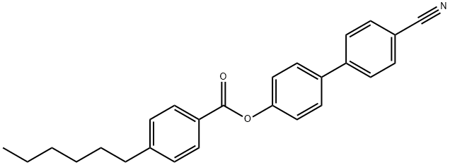 4-Cyanobiphenyl-4'-hexylbenzoate Struktur