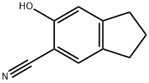 1H-Indene-5-carbonitrile, 2,3-dihydro-6-hydroxy- (9CI) Struktur