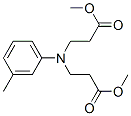 N,N-Bis-(2-methoxycarbonylethyl)-m-toluidine Struktur