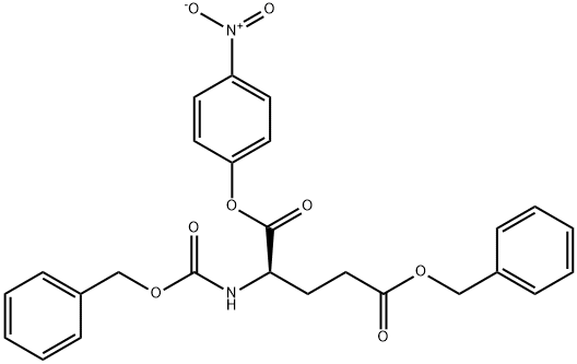 N-[(Benzyloxy)carbonyl]-D-glutamic acid 1-(4-nitrophenyl)5-benzyl ester Struktur