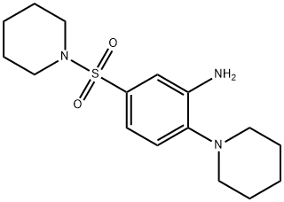 5-(PIPERIDINE-1-SULFONYL)-2-PIPERIDIN-1-YL-PHENYLAMINE Struktur