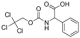 phenyl[[(2,2,2-trichloroethoxy)carbonyl]amino]acetic acid Struktur