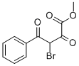 METHYL 3-BROMO-2,4-DIOXO-4-PHENYLBUTANOATE Struktur