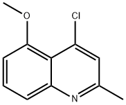 4-CHLORO-5-METHOXY-2-METHYL-QUINOLINE Struktur