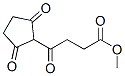 Cyclopentanebutanoic acid, gamma,2,5-trioxo-, methyl ester (9CI) Struktur