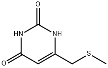 6-[(methylthio)methyl]uracil Struktur