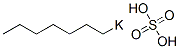 Sulfuric acid heptyl=potassium salt Struktur