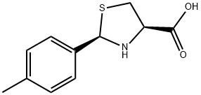 2-(2-P-TOLYL)-4-THIAZOLIDINECARBOXYLIC ACID Struktur