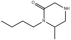 Piperazinone, 1-butyl-6-methyl- (9CI) Struktur