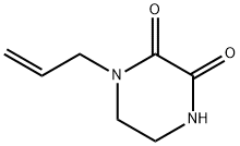 2,3-Piperazinedione,  1-(2-propenyl)-  (9CI) Struktur