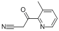 3-(3-METHYLPYRIDIN-2-YL)-3-OXOPROPANENITRILE Struktur