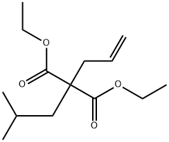 diethyl allylisobutylmalonate Struktur