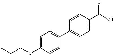 4-N-PROPYLOXYBIPHENYL-4'-CARBOXYLIC ACID Struktur