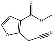 methyl 2-(cyanomethyl)furan-3-carboxylate Struktur