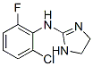 N-(2-Chloro-6-fluorophenyl)-4,5-dihydro-1H-imidazole-2-amine Struktur