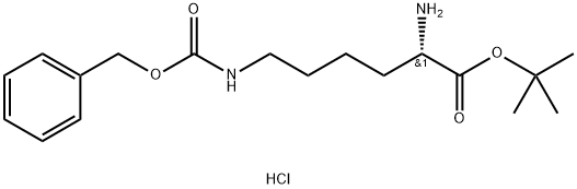 H-LYS(Z)-OTBU HCL Structure