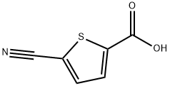 5-cyanothiophene-2-carboxylic acid Struktur