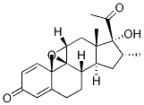 (9beta,11beta,16alpha)-9,11-Epoxy-17-hydroxy-16-methylpregna-1,4-diene-3,20-dione Struktur