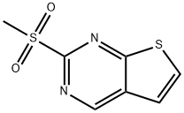 2-(Methylsulfonyl)thieno[2,3-d]pyrimidine Struktur