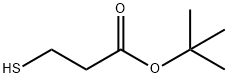 Propanoic acid, 3-Mercapto-, 1,1-diMethylethyl ester Struktur