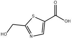 5-Thiazolecarboxylic acid, 2-(hydroxymethyl)- (9CI) Struktur