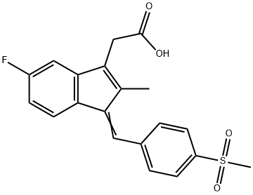 SULINDAC SULFONE Struktur