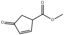 2-Cyclopentene-1-carboxylicacid,4-oxo-,methylester(9CI) Struktur