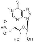 poly(1-methyl-6-thioinosinic acid) Struktur