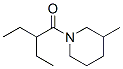 Piperidine, 1-(2-ethyl-1-oxobutyl)-3-methyl- (9CI) Struktur